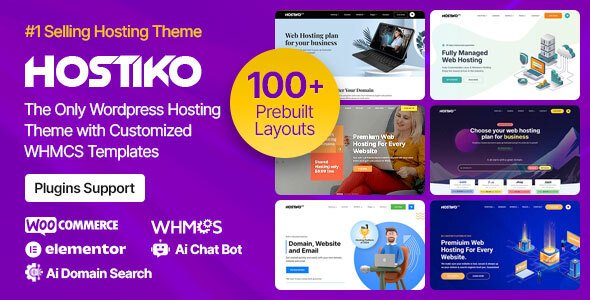 Hostiko WordPress theme