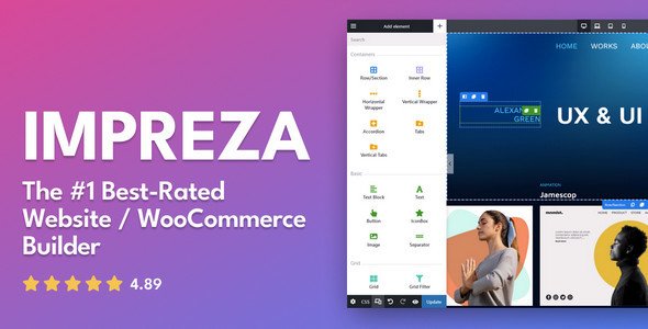 Impreza – WordPress Website and WooCommerce Builder WordPress theme