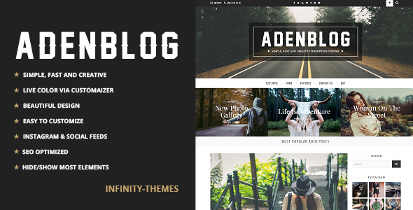 Aden WordPress theme
