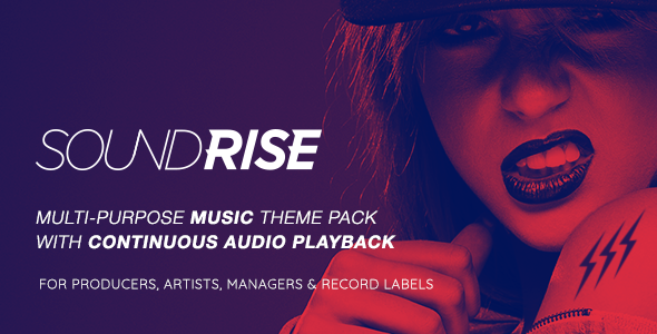 SoundRise WordPress theme