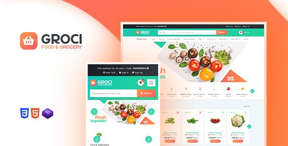 Groci WordPress theme