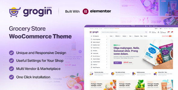 Grogin WordPress theme