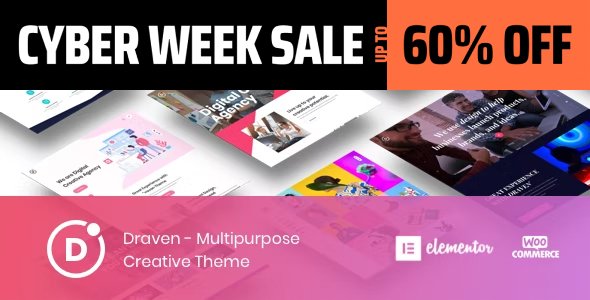 Draven – Multipurpose Creative WordPress Theme WordPress theme