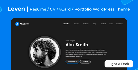 Leven WordPress theme
