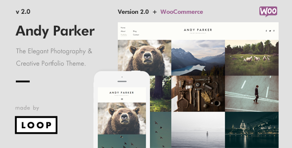 Andy Parker WordPress theme