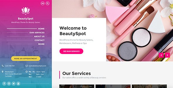 BeautySpot WordPress theme