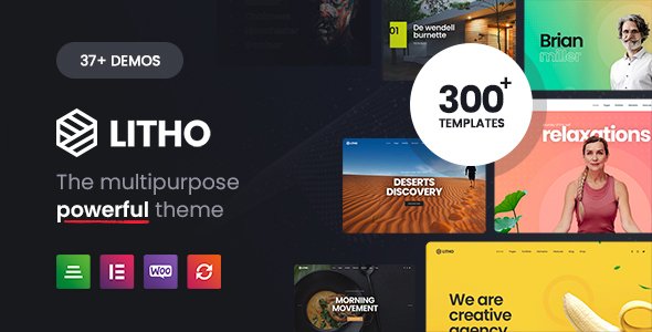 Litho WordPress theme