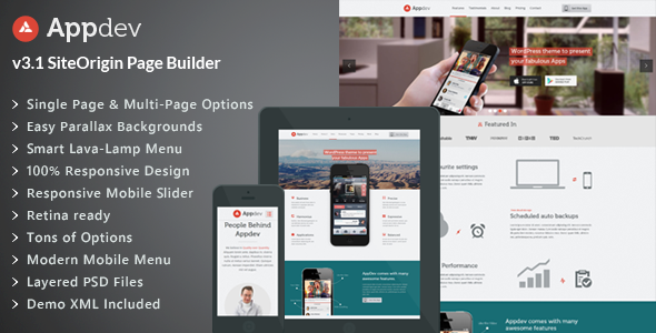 Appdev WordPress theme