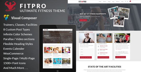 FitPro WordPress theme