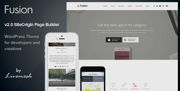 Fusion WordPress theme