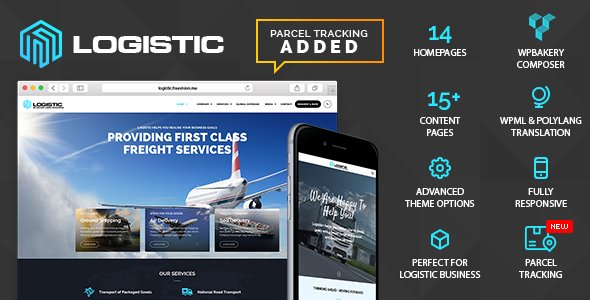 Logistic WordPress theme