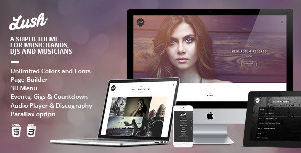 Lush WordPress theme