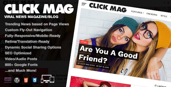 Click Mag WordPress theme