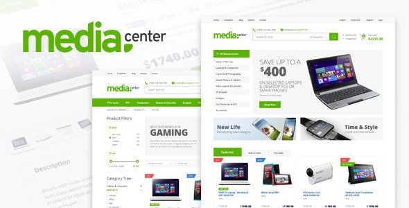 MediaCenter WordPress theme