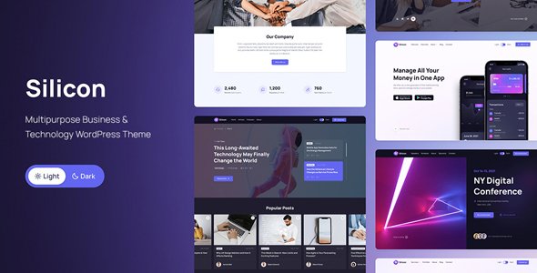 Silicon WordPress theme