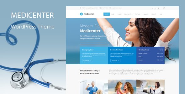 MediCenter WordPress theme
