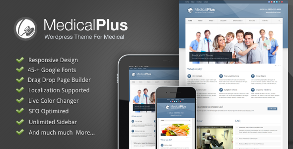 Medical Plus WordPress theme