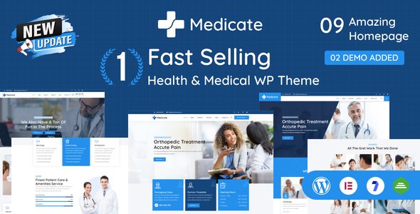 Medicate – Health & Medical WordPress Theme + RTL Ready WordPress theme