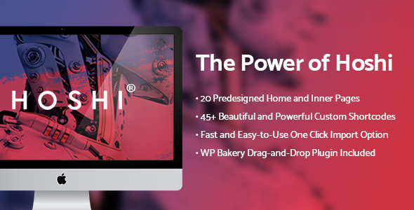 Hoshi WordPress theme