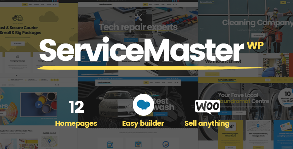 Service Master WordPress theme
