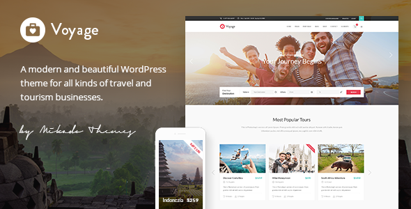 Voyage WordPress theme