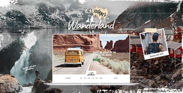 Wanderland WordPress theme
