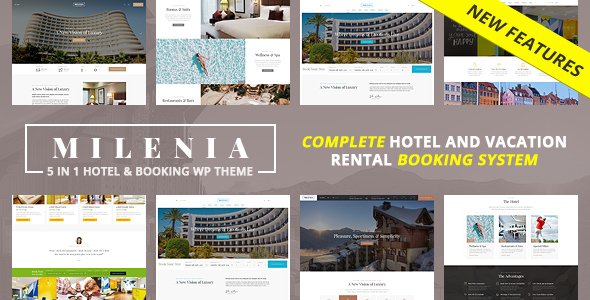 Milenia WordPress theme