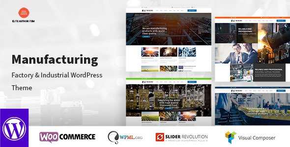 Manufacturing WordPress theme