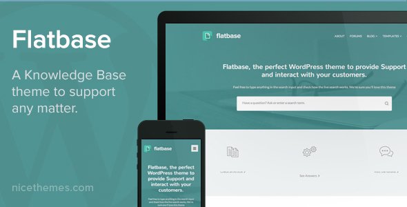 Flatbase WordPress theme
