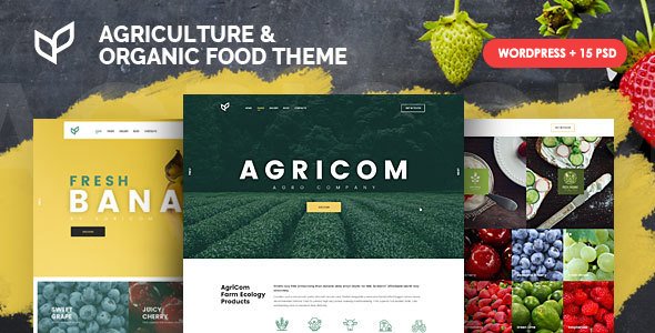Agricom WordPress theme