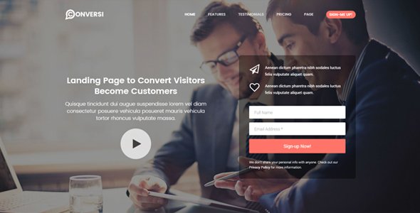 Conversi WordPress theme