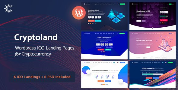 Crypto-land WordPress theme