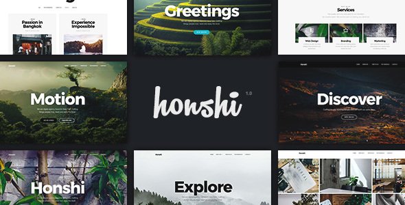 Honshi WordPress theme