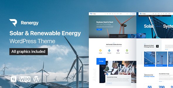 R-energy WordPress theme