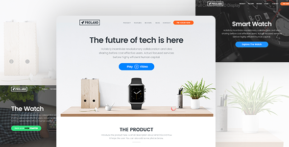Single Product Landing Page WordPress Theme WordPress theme