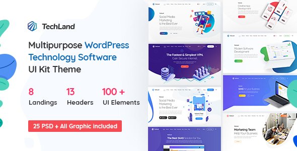 Techland WordPress theme