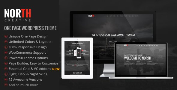 North WordPress theme