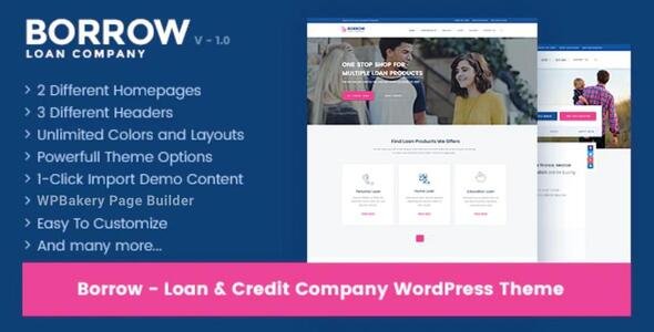Borrow WordPress theme
