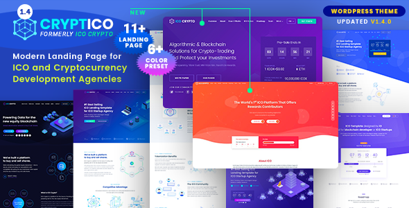 Cryptico WordPress theme