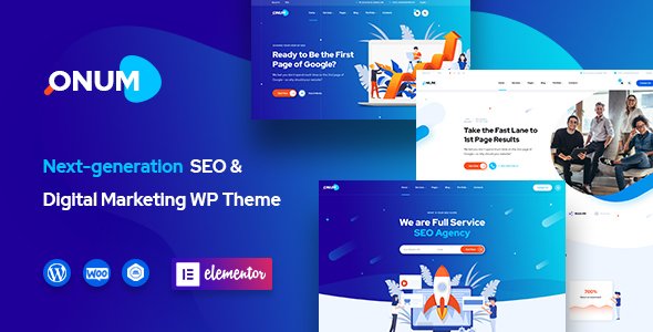 Onum WordPress theme
