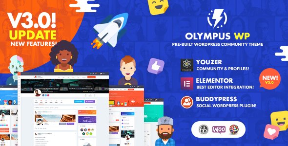 Olympus WordPress theme