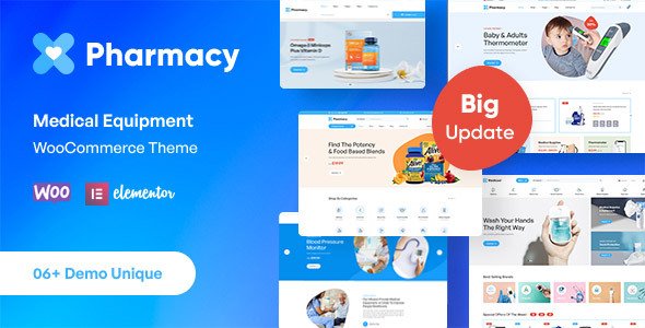 Pharmacy WooCommerce WordPress Responsive Theme WordPress theme