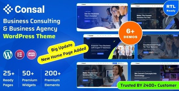 Consal WordPress theme