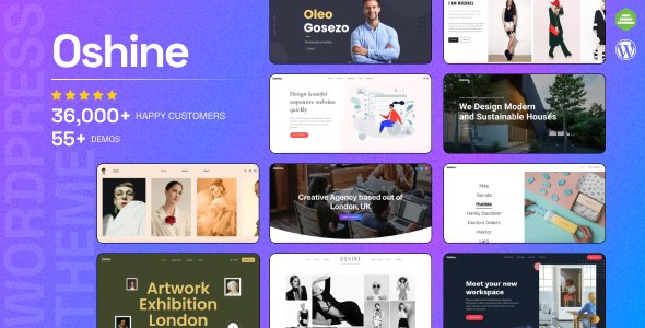 Oshine WordPress theme