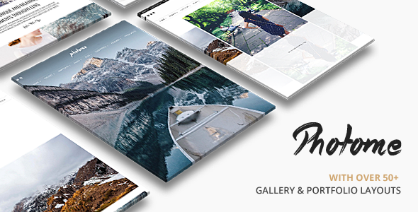 PhotoMe WordPress theme