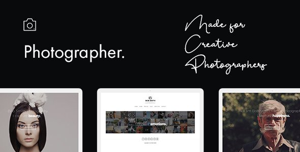 Photographer WordPress Theme WordPress theme
