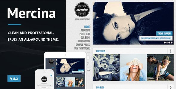 Mercina WordPress theme