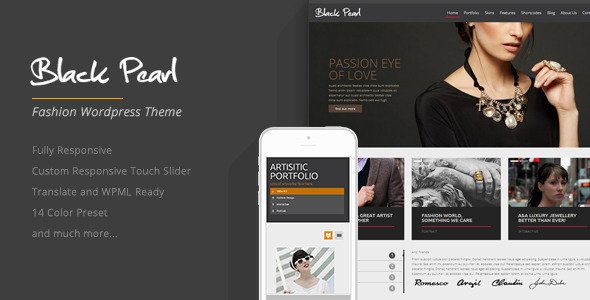 Black Pearl WordPress theme