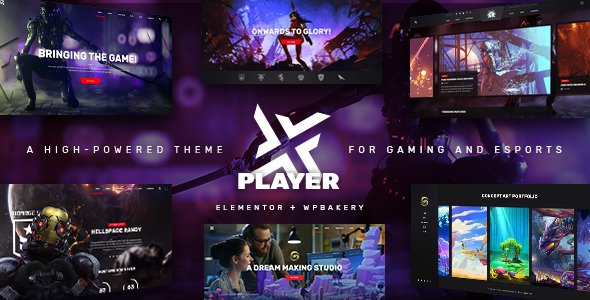 PlayerX WordPress theme