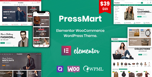 PressMart WordPress theme